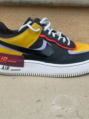 Nike Air Force 1 Shadow Sisterhood DO6114-700 Dark Sulfur Women’s Size 9